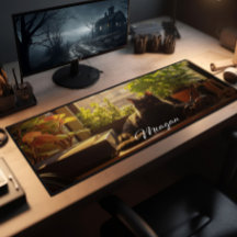 Chat Sur Le Bureau Personnalisé