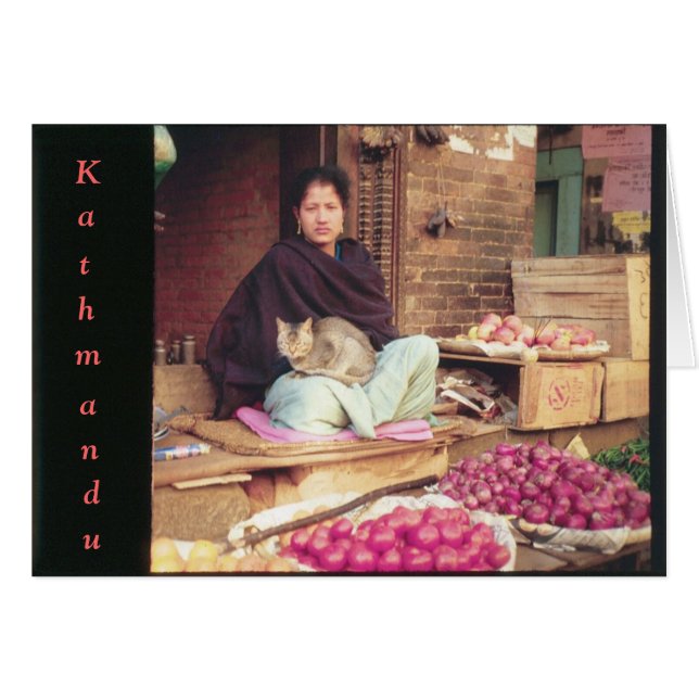 Chat sur le marché (Devant horizontal)