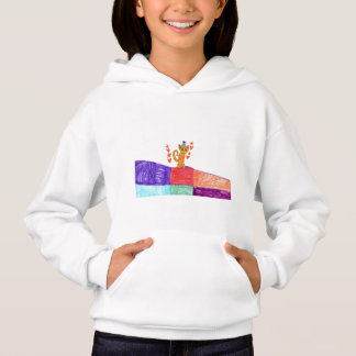 Chat sur le sweat-shirt de la piste de danse