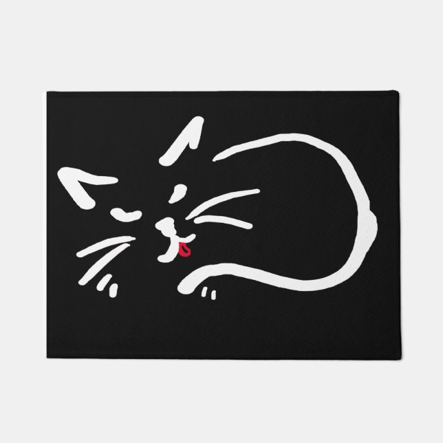 Chat sur le tapis (Devant)