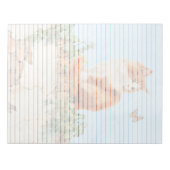 Chat sur revêtement mural - Bloc-notes de 11 po x  (Devant)