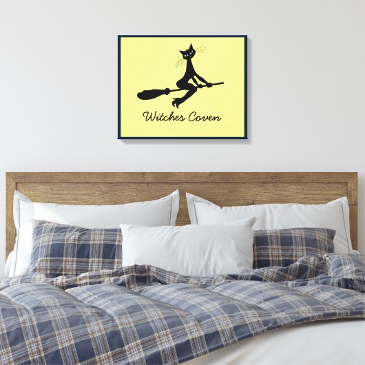 Chat Sur Toile Broomstick Imprimer (Insitu(Chambre))