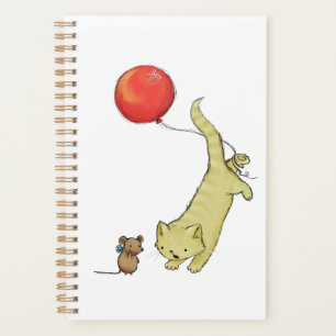Chat sur un ballon