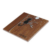 Chat sur un membre avec carreaux de céramique de l (Côté)