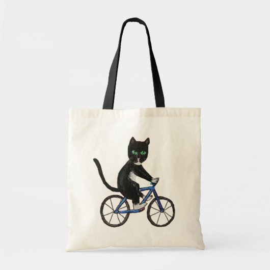 Chat sur un sac à vélo cadeau amoureux de les chat (Devant)