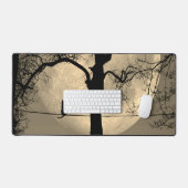 Chat sur une Pleine lune de fil (Clavier et souris)