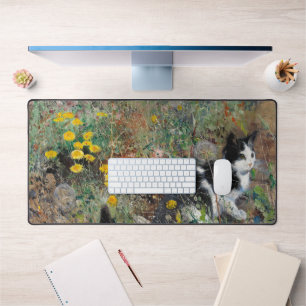 Chat sur une prairie fleurie, Bruno Liljefors