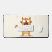 Chat surpris Ordinateur pad (Clavier et souris)