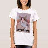 CHAT T-shirt CATTITUDE Ragdoll (Devant)