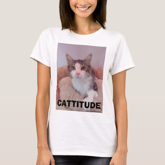 CHAT T-shirt CATTITUDE Ragdoll (Devant)