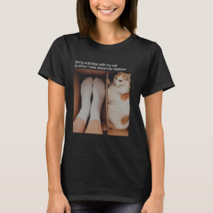 Chat T-shirt Mème Silly Chat Funny Kitty Meow Hiss