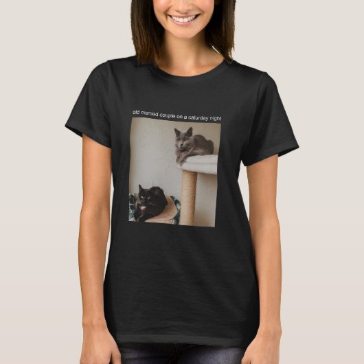 Chat T-shirt Mème Silly Chat Funny Kitty Meow Hiss (Devant)