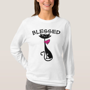 CHAT T-SHIRTS DE FEMMES BÉNÉFICIÉES