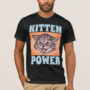 CHAT T-SHIRTS POUR HOMMES D'ALIMENTATION DE CUISIN