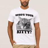 CHAT T-SHIRTS QUI EST VOTRE CUISINE ? Tee - shirts (Devant)