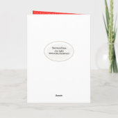 chat tabby ludique pour carte 100e anniversaire (Dos)