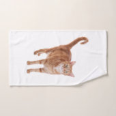 Chat Tabby Orange (Serviette à main)