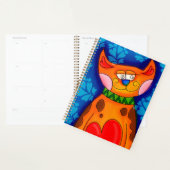 Chat Tabby Orange Souriant (Devant avec enveloppe)