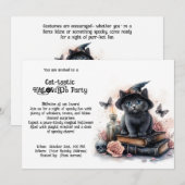 😺 Chat - Tastic HALLOWEEN party Invitation (Devant / Derrière)