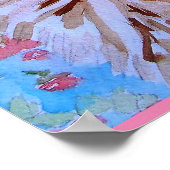 Chat tigré Affiches de chat mignon et courtepoint  (Coin)