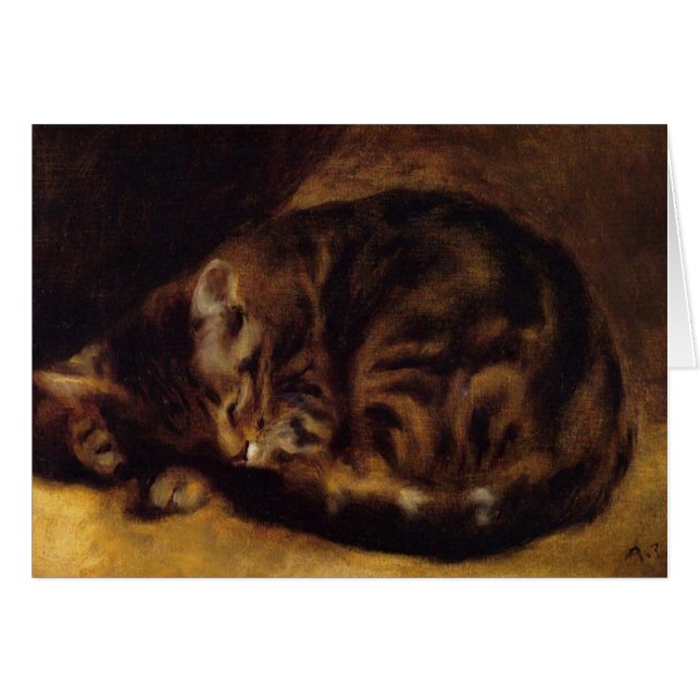 Chat tigré par Renoir (Devant horizontal)