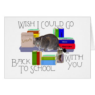 Chat Tigre Rentrée Scolaire