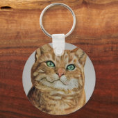 Chat tigré sur porte-clés (Recto)