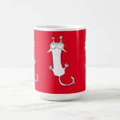 CHAT TOMBE ROUGE MUG CATS (Centre)