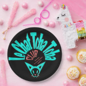 Chat Tsja Tsja Papieren Bordje (Feest)