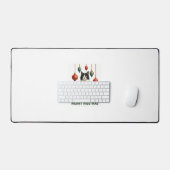 Chat Tuxedo de Noël avec décorations de fêtes Joye (Clavier et souris)