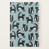 Chat Tuxedo noir et blanc (Dos)