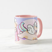 Chat Unicorn Mug (Devant droit)