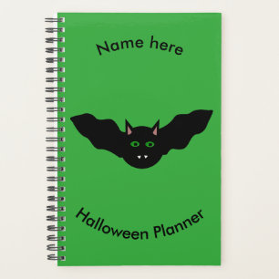 Chat Vampire face chauve Halloween planificateur p