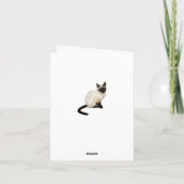 Chat victorien en carte de voeux Casquette (Dos)