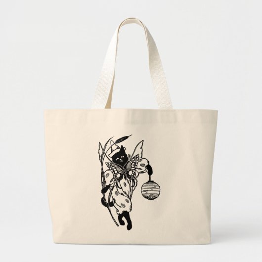 Chat victorien Halloween Kitty en Sac fourre-tout  (Devant)