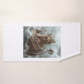 Chat viking (Serviette de bain)