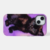 Chat Violet de Style Van Gogh (Verso Horizontal)
