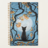 Chat Whimsical dans la peinture de Pleine lune d'a (Devant)