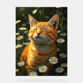 Chat Whimsical dans un jardin de fleurs (Recto)