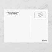 Châtaigne en kimono Carte postale (Dos)