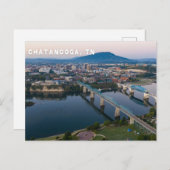 Chatanooga TN Briefkaart (Voorkant / Achterkant)