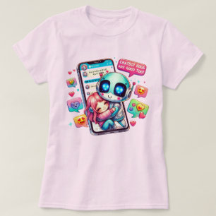 Chatbot-knuffels zijn ook goed 萌え AI チャットボッ ト の ハ  T-shirt
