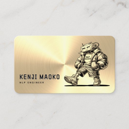 🤖Chatbot ontwikkelaar Conversational AI Engineer  Visitekaartje (Voorkant)