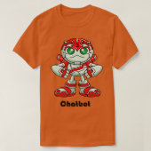Chatbot Robot T-shirt (Design voorkant)