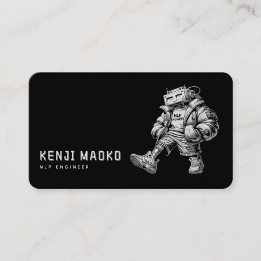 🤖Chatbotontwikkelaar Conversational AI-ingenieur  Visitekaartje (Voorkant)