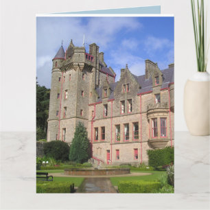 CHÂTEAU À BELFAST IRLANDE Carte de voeux