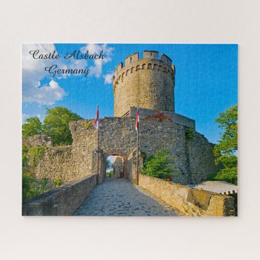 Château Alsbach Allemagne. Puzzle (Horizontal)