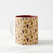 Château Bordeaux Botanical Grapes Mug (Devant gauche)