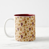 Château Bordeaux Botanical Grapes Mug (Gauche)