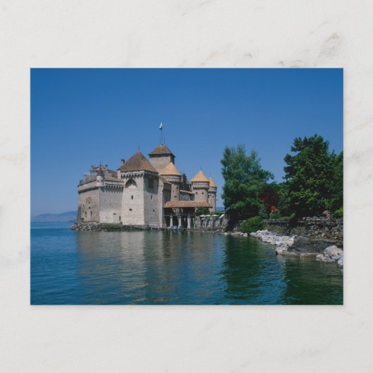 Chateau Chillon, Lake Genève, Kanton Vaud, Briefkaart (Voorkant)